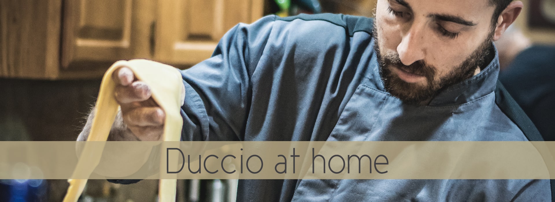 Chef Duccio at home