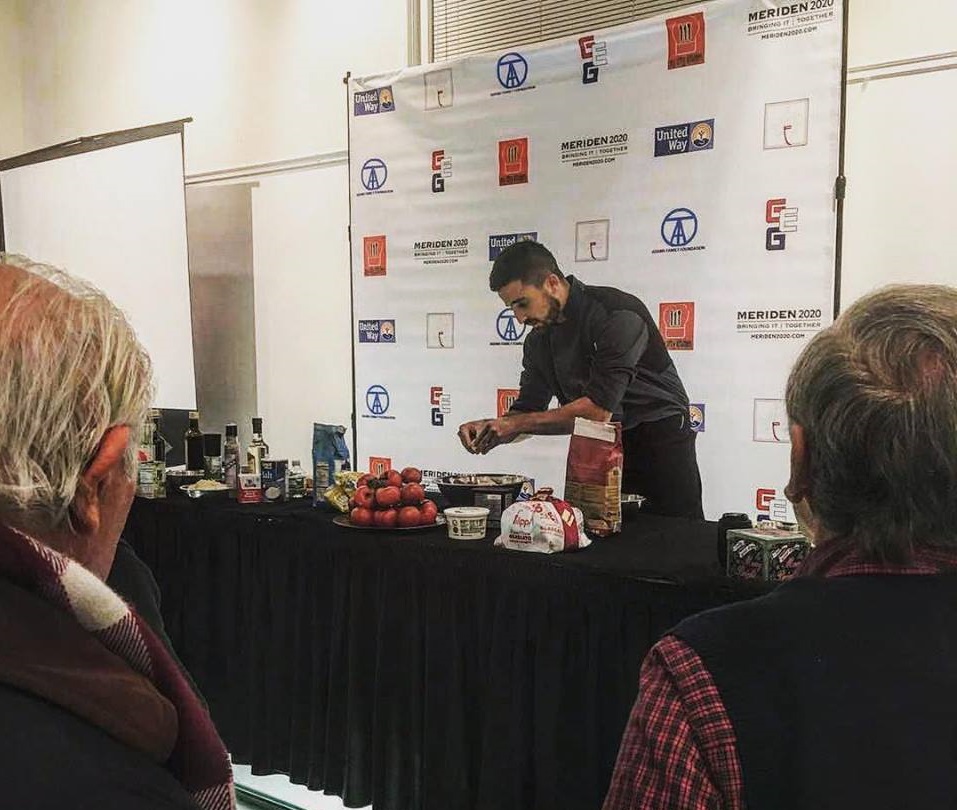 Chef Pistolesi guest of honour at the Augusta Curtis Cultural Center, United States