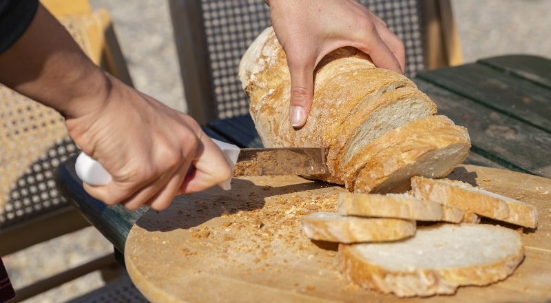 Fresh home baked bread